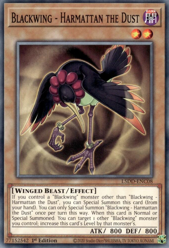 Blackwing - Harmattan the Dust - L5DD-ENC08 - Common 1st Edition