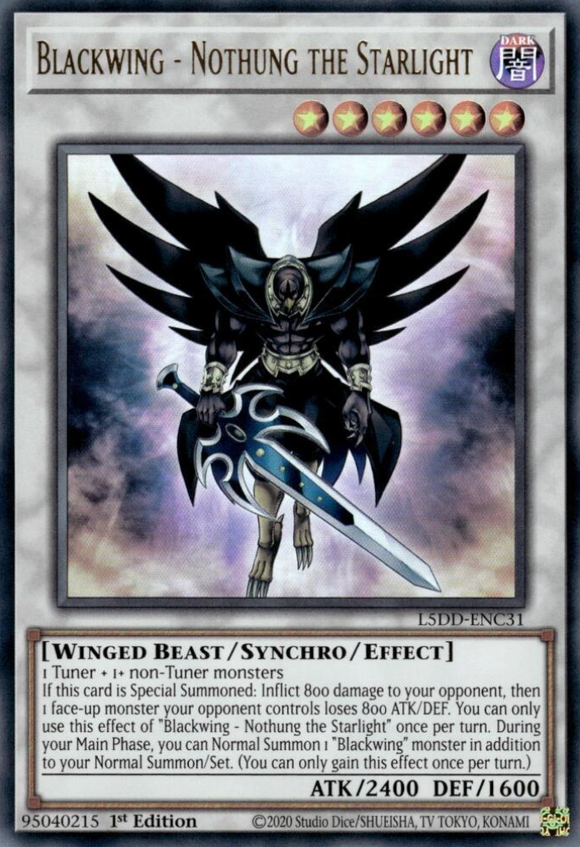 Blackwing - Nothung the Starlight - L5DD-ENC31 - Ultra Rare 1st Edition
