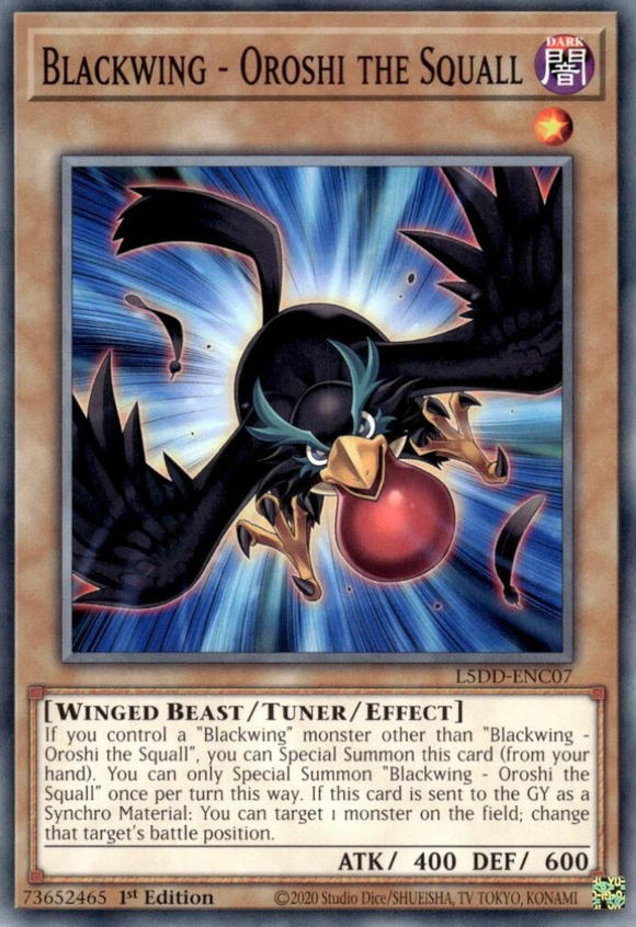 Blackwing - Oroshi the Squall - L5DD-ENC07 - Common 1st Edition