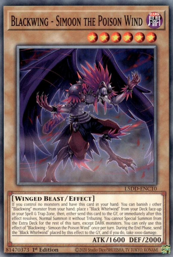 Blackwing - Simoon the Poison Wind - L5DD-ENC10 - Common 1st Edition