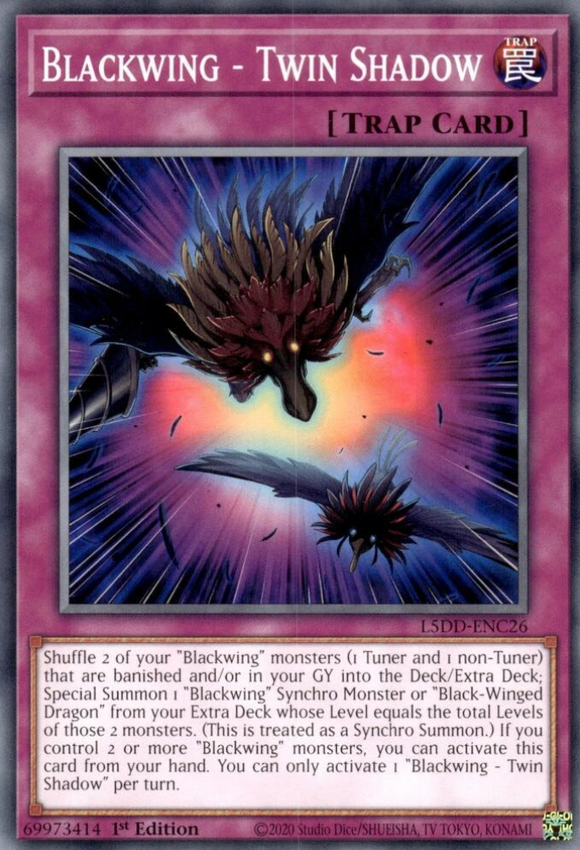 Blackwing - Twin Shadow - L5DD-ENC26 - Common 1st Edition