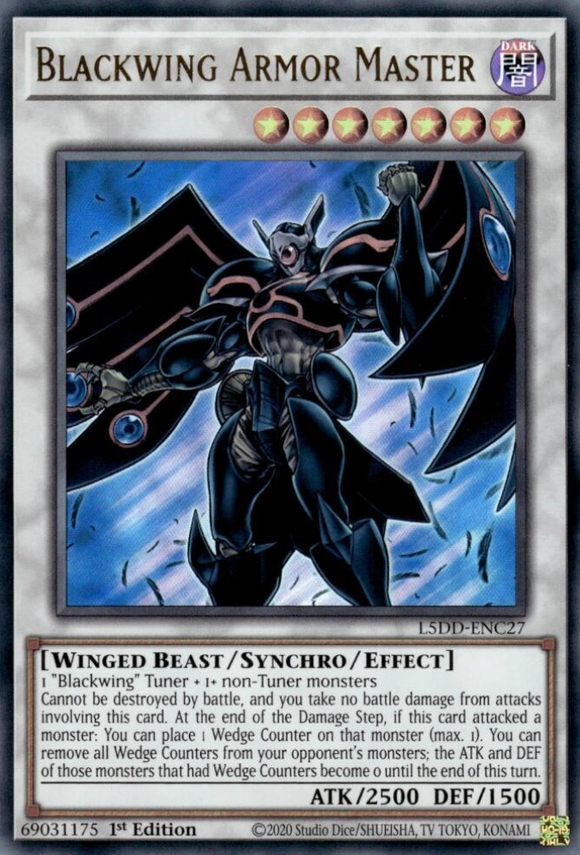 Blackwing Armor Master - L5DD-ENC27 - Ultra Rare 1st Edition