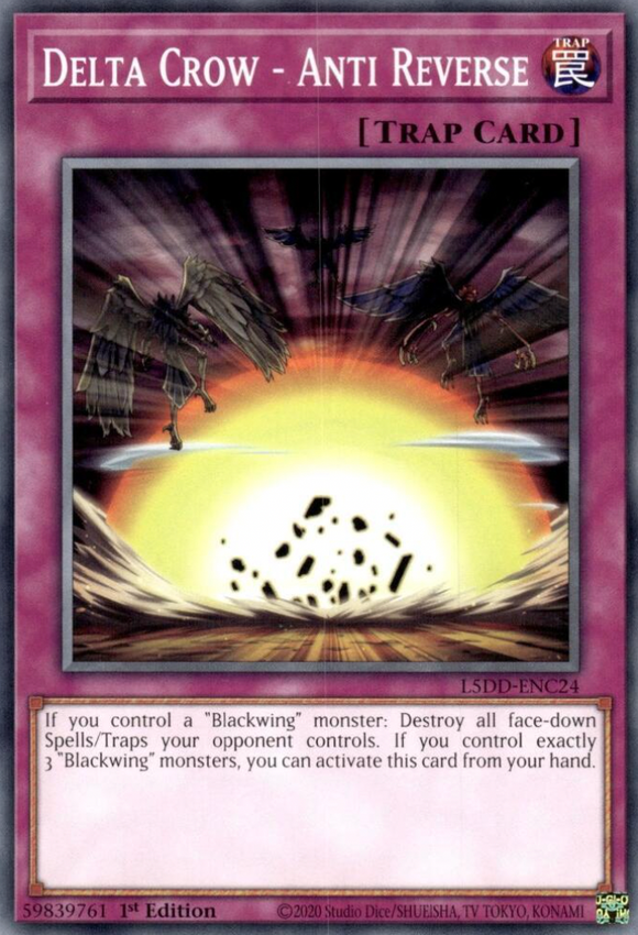 Delta Crow - Anti Reverse - L5DD-ENC24 - Common 1st Edition