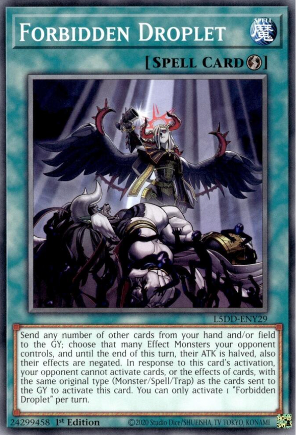 Forbidden Droplet - L5DD-ENY29 - Common 1st Edition