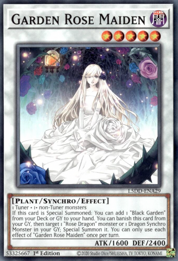 Garden Rose Maiden - L5DD-ENA29 - Common 1st Edition