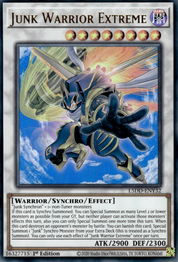 Junk Warrior Extreme - L5DD-ENY32 - Ultra Rare 1st Edition