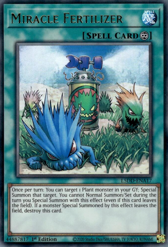 Miracle Fertilizer - L5DD-ENA17 - Ultra Rare 1st Edition