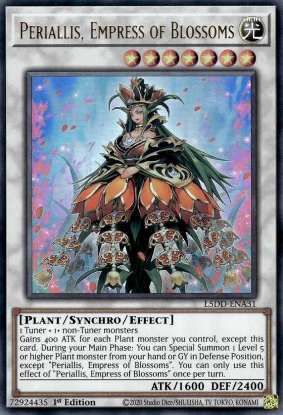 Periallis, Empress of Blossoms - L5DD-ENA31 - Ultra Rare 1st Edition