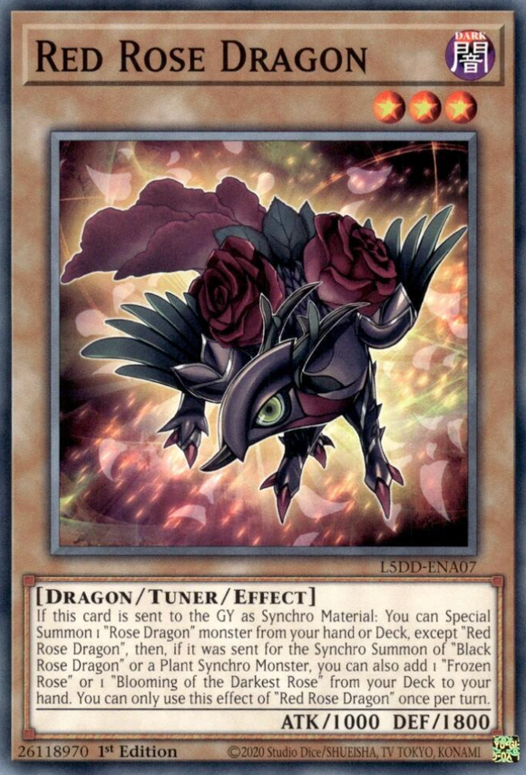 Red Rose Dragon - L5DD-ENA07 - Common 1st Edition