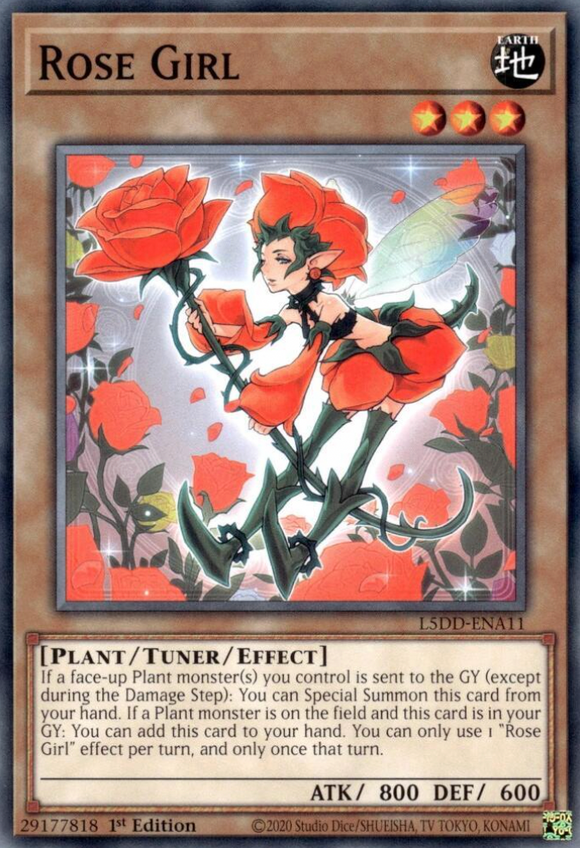 Rose Girl - L5DD-ENA11 - Common 1st Edition