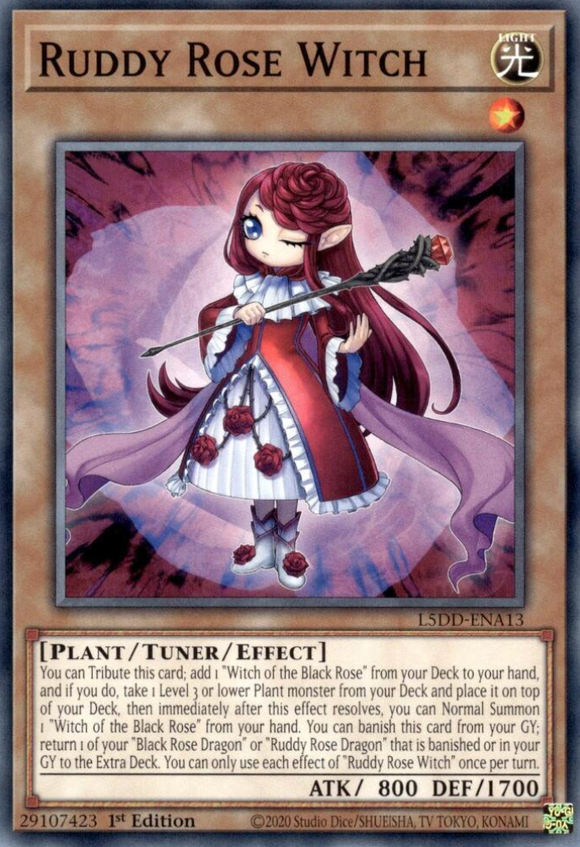 Ruddy Rose Witch - L5DD-ENA13 - Common 1st Edition