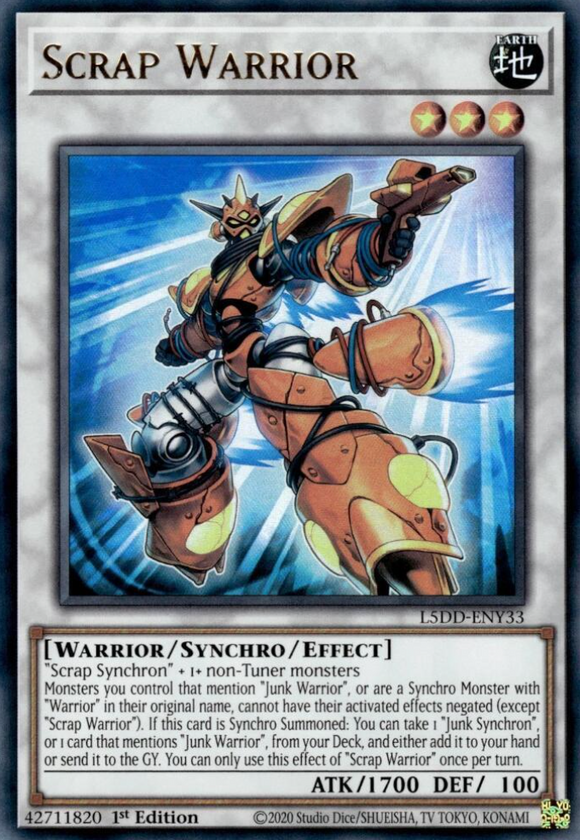 Scrap Warrior - L5DD-ENY33 - Ultra Rare 1st Edition