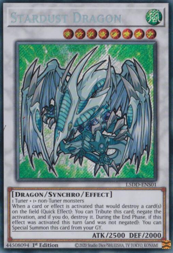 Stardust Dragon - L5DD-ENS01 - Secret Rare 1st Edition