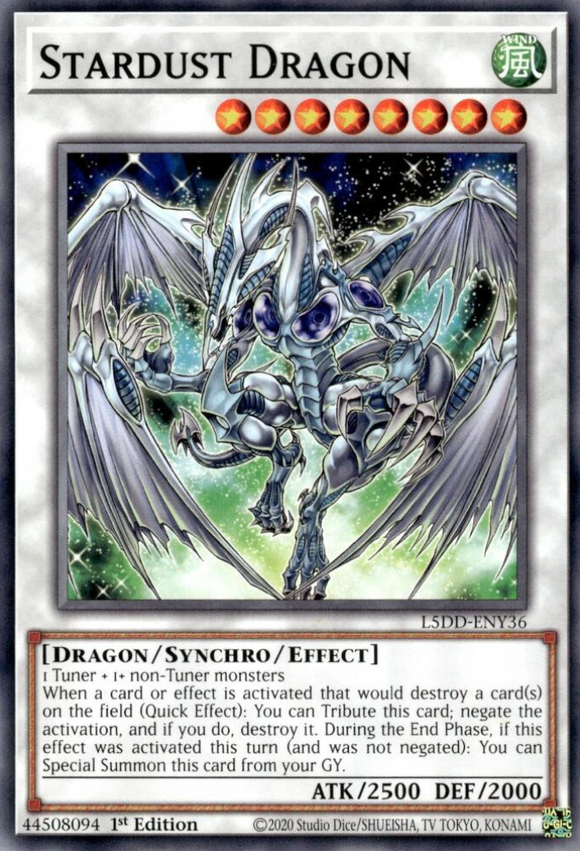 Stardust Dragon - L5DD-ENY36 - Common 1st Edition