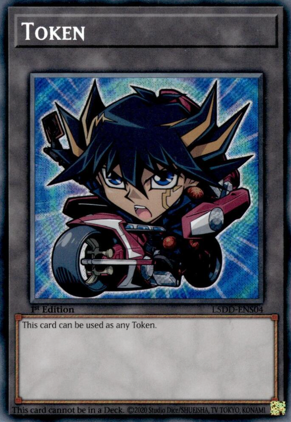 Yusei Token - L5DD-ENS04 - Secret Rare 1st Edition
