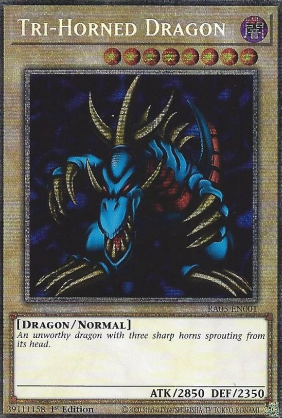 Tri-Horned Dragon - RA05-EN001 - Starlight Rare 1st Edition