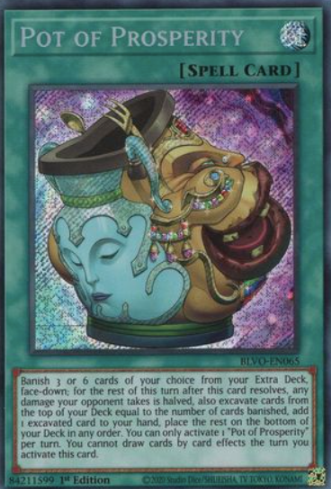 Pot of Prosperity - BLVO-EN065 - Secret Rare 1st Edition
