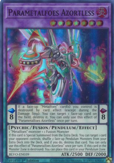 Parametalfoes Azortless - BLVO-EN039 - Super Rare 1st Edition