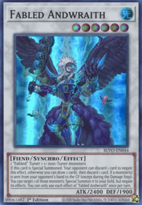 Fabled Andwraith - BLVO-EN044 - Super Rare 1st Edition