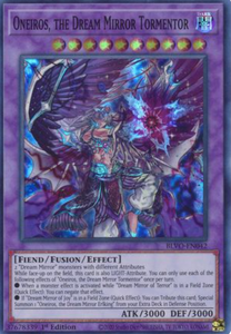 Oneiros, the Dream Mirror Tormentor - BLVO-EN042 - Super Rare 1st Edition