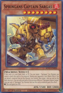 Springans Captain Sargas - BLVO-EN009 - Common 1st Edition
