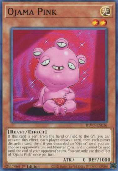 Ojama Pink - BLVO-EN036 - Common 1st Edition