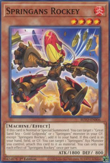Springans Rockey - BLVO-EN006 - Common 1st Edition