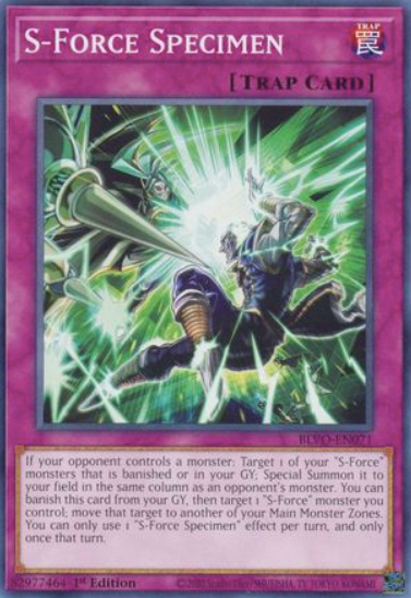 S-Force Specimen - BLVO-EN071 - Common 1st Edition