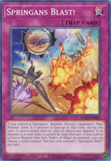Springans Blast! - BLVO-EN069 - Common 1st Edition