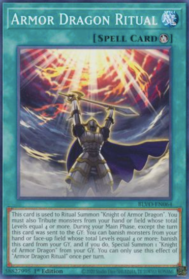 Armor Dragon Ritual - BLVO-EN064 - Common 1st Edition