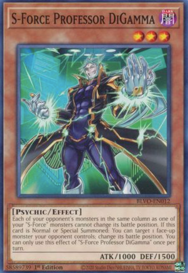 S-Force Professor DiGamma - BLVO-EN012 - Common 1st Edition