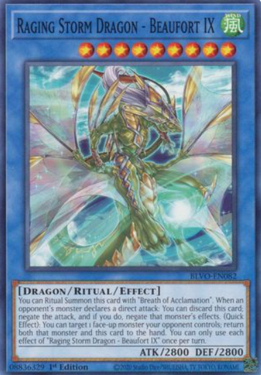 Raging Storm Dragon - Beaufort IX - BLVO-EN082 - Common 1st Edition
