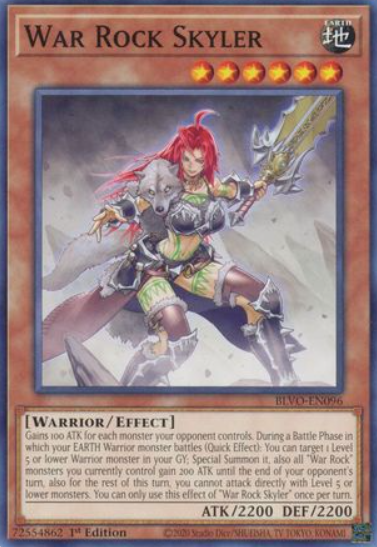 War Rock Skyler - BLVO-EN096 - Common 1st Edition