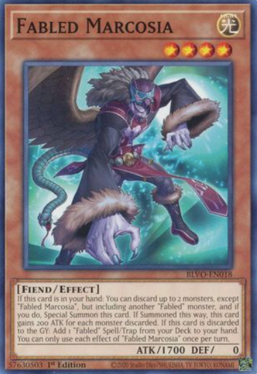 Fabled Marcosia - BLVO-EN018 - Common 1st Edition