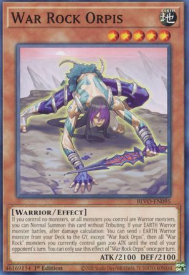 War Rock Orpis - BLVO-EN095 - Common 1st Edition