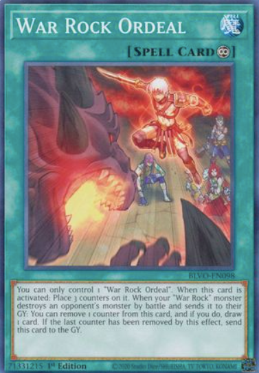 War Rock Ordeal - BLVO-EN098 - Common 1st Edition