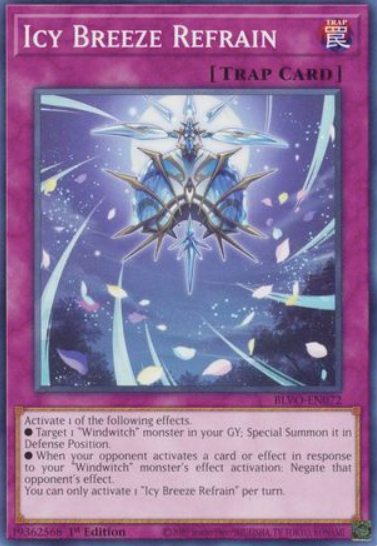 Icy Breeze Refrain - BLVO-EN072 - Common 1st Edition