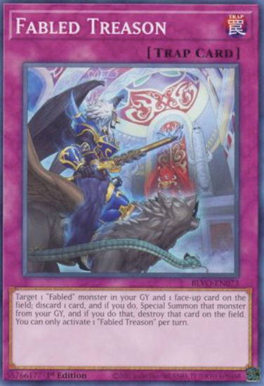Fabled Treason - BLVO-EN073 - Common 1st Edition