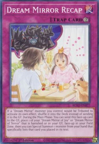 Dream Mirror Recap - BLVO-EN077 - Common 1st Edition