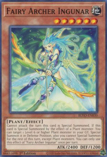 Fairy Archer Ingunar - BLVO-EN030 - Common 1st Edition
