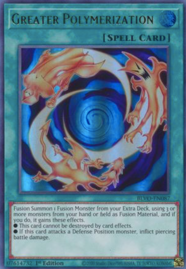 Greater Polymerization - BLVO-EN087 - Ultra Rare 1st Edition