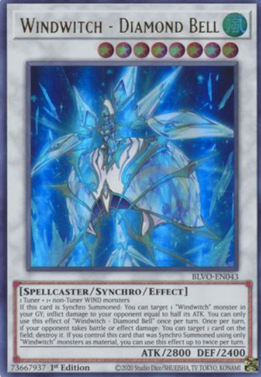 Windwitch - Diamond Bell - BLVO-EN043 - Ultra Rare 1st Edition