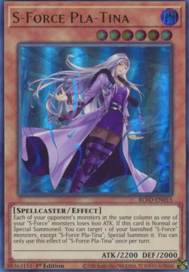 S-Force Pla-Tina - BLVO-EN015 - Ultra Rare 1st Edition