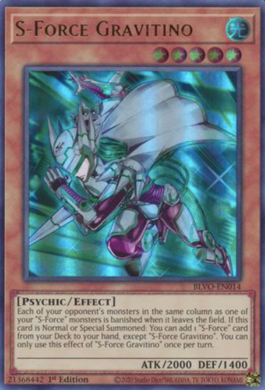S-Force Gravitino - BLVO-EN014 - Ultra Rare 1st Edition