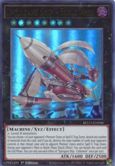 Springans Ship - Exblowrer - BLVO-EN046 - Ultra Rare 1st Edition
