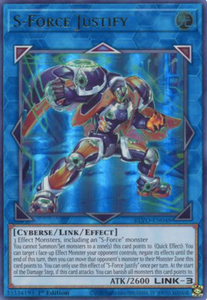 S-Force Justify - BLVO-EN048 - Ultra Rare 1st Edition