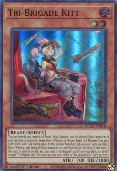 Tri-Brigade Kitt - BLVO-EN010 - Super Rare 1st Edition