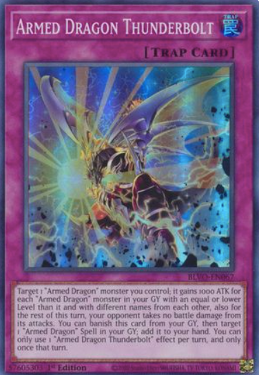 Armed Dragon Thunderbolt - BLVO-EN067 - Super Rare 1st Edition