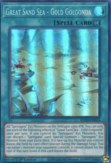 Great Sand Sea - Gold Golgonda - BLVO-EN055 - Super Rare 1st Edition