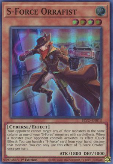 S-Force Orrafist - BLVO-EN013 - Super Rare 1st Edition